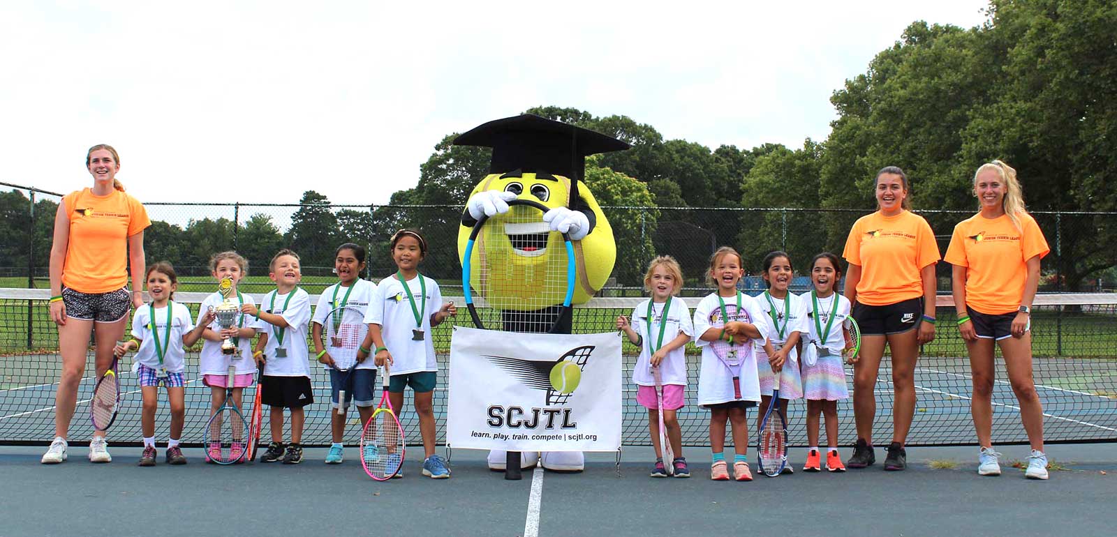 Kids Learn and Play Tennis with Friends and Peers - Suffolk County Junior  Tennis League